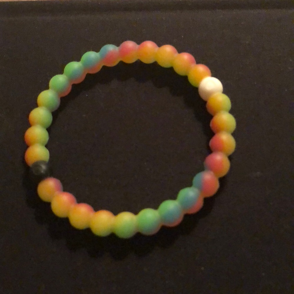Neon/Rainbow Make-A-Wish Lokai Bracelet